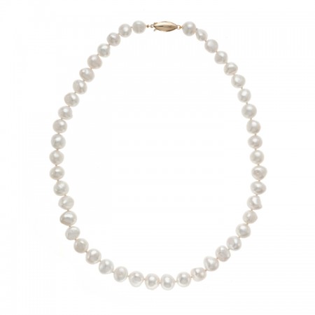 9.0-10.0mm Freshwater Pearl Necklace