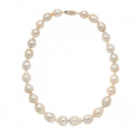 11.5-14.5mm Golden South Sea Pearl Necklace