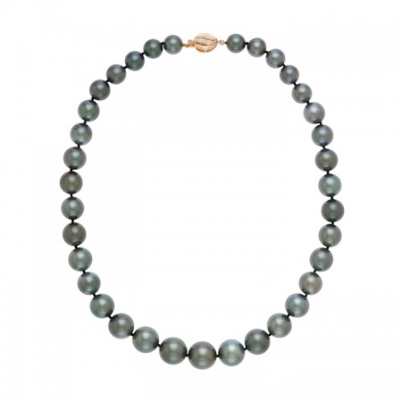 10.0-15.0mm Tahitian Black Pearl Necklace