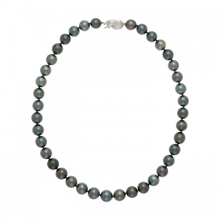 9.5-11.0mm Tahitian Black Pearl Necklace