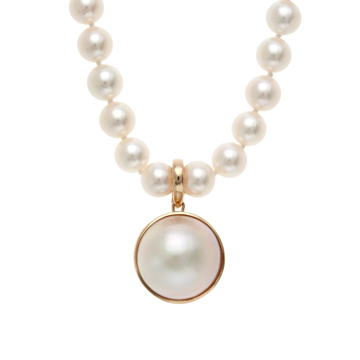 Pearl necklace outlet enhancer clasp