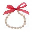 7.5-8.0mm Freshwater Pearl Bracelet with Ribbon