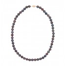 7.5-8.0mm Freshwater Black Pearl Necklace
