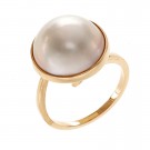 14.5-15.0mm Mabe Pearl Ring