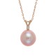 12.0-12.5mm Freshwater Pearl Pendant with Diamond