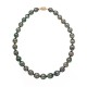 11.0-14.0mm Tahitian Black Pearl Necklace 